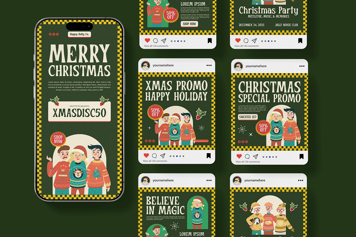 Twinkory - Christmas Display Font, a Serif Font by Youthlabs Studio (Photo 9 of 12)