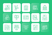 Report or Reporting Icon Set, an Outline Icon by Prosymbols (Thumbnail 6 of 7)