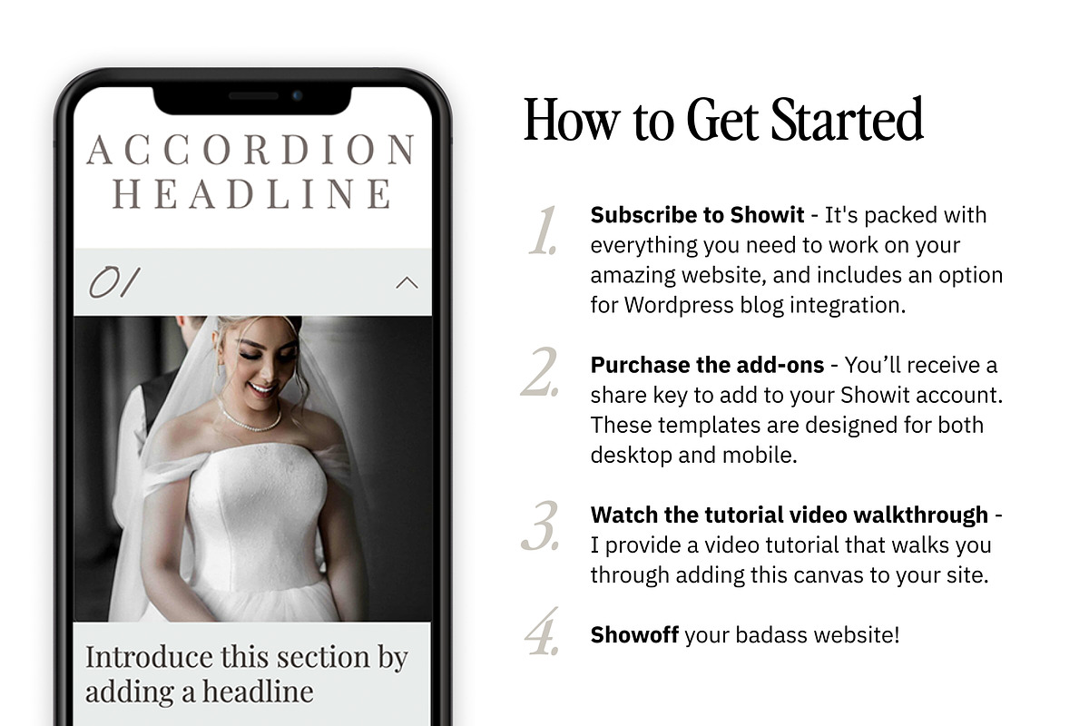 Showit Addon - Image Accordion, a Websites & App Template by Amanda Pena Design (Photo 4 of 5)