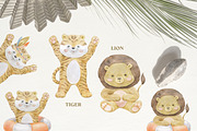 Safari Baby Animals Watercolor, an Animal Illustration by Cat In Colour (Thumbnail 4 of 11)