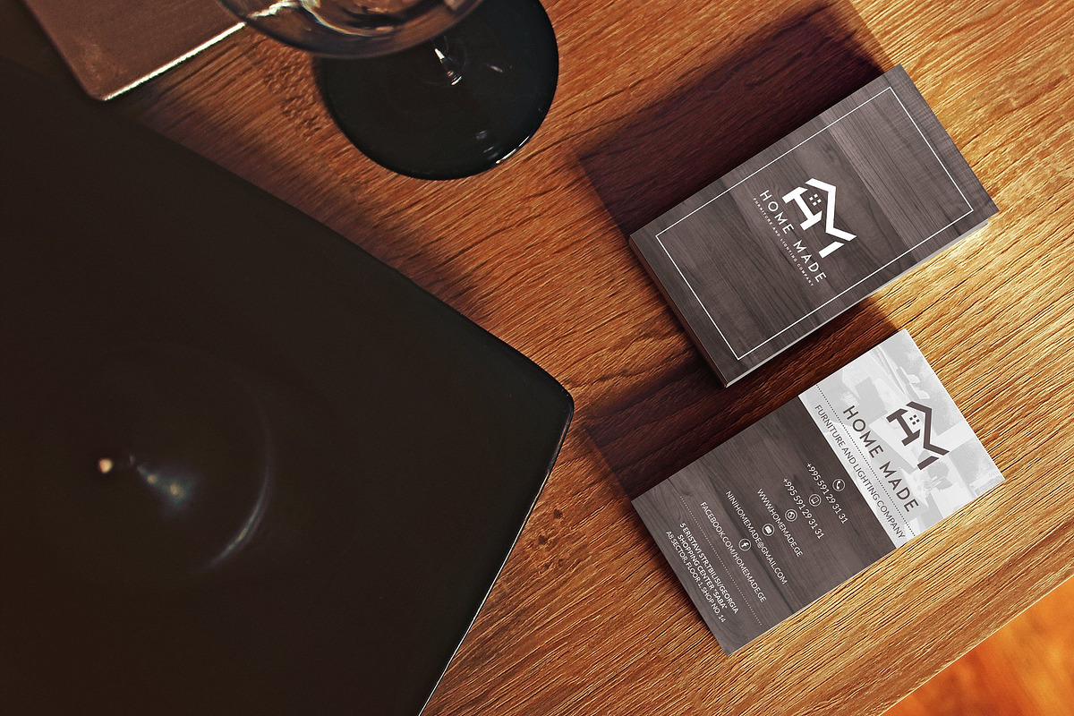 Wooden Business Card Pack [Vertical], a Business Card Template by Nikolozgraphic (Photo 3 of 9)