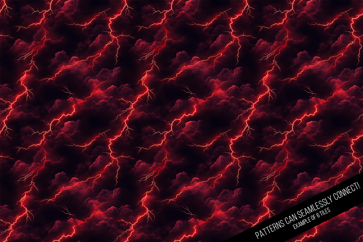Lightning Seamless Digital Paper, a Pattern Graphic by Chromolume Studio (Photo 15 of 15)