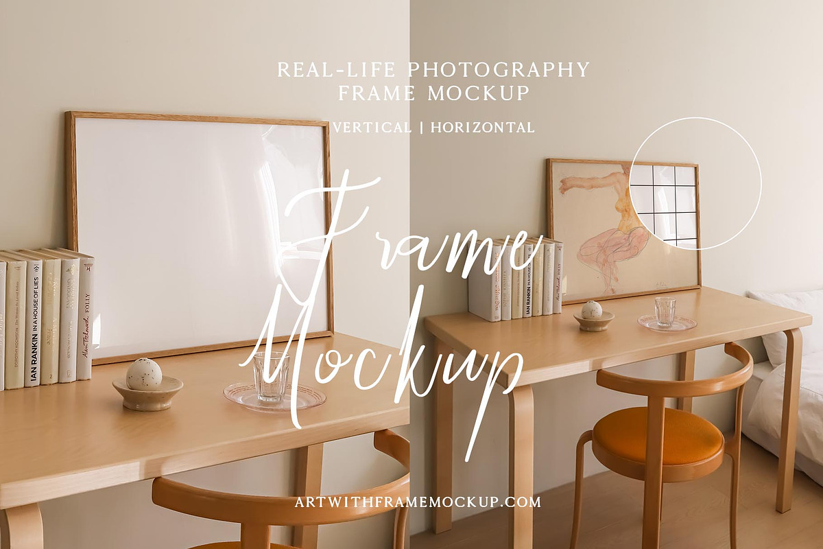 15 Nordic Frame Mockup, a Product Mockup by ArtwithFrame (Photo 3 of 6)