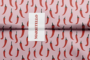 Red Hot Chili Pepper Pattern, a Pattern Graphic by Marketello Studio (Thumbnail 3 of 8)