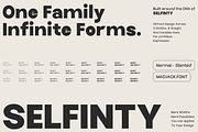 Selfinty Sans - 90 fonts + variable., a Sans Serif Font by Madjack.font (Thumbnail 3 of 15)