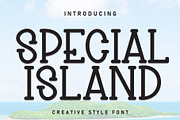 Special Island | Script Font, a Script Font by Scratchones (Thumbnail 1 of 8)