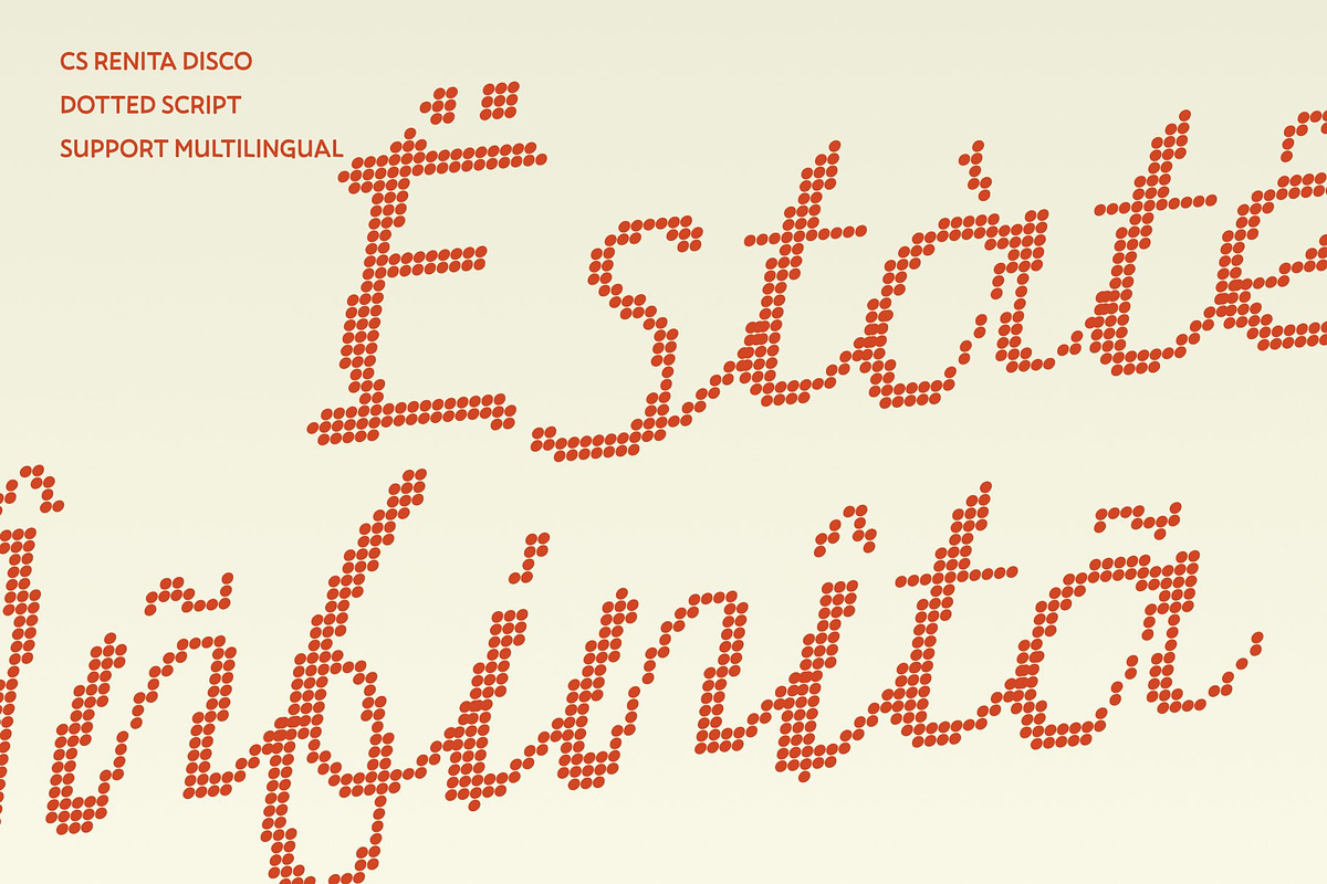 CS Renita Disco, a Script Font by Craft Supply Co. (Photo 7 of 8)
