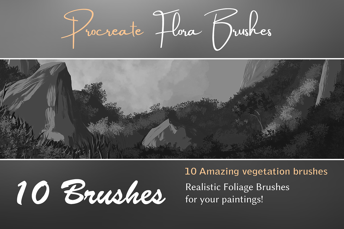 PROCREATE COMBO #2 - 27 Brushes, a Brush Add-On by Extreme Brushes