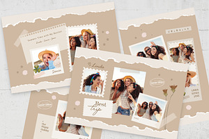 Photo Card Template Set