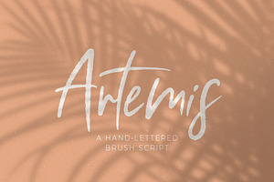 Artemis // A Hand-Lettered Script