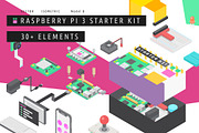 Raspberry Pi 3 Starter Kit Icon Pack, an Icon by Phils.design (Thumbnail 1 of 5)