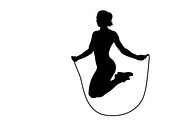 An energetic Jump Rope Silhouette, an Illustration by Amazin_art (Thumbnail 13 of 31)