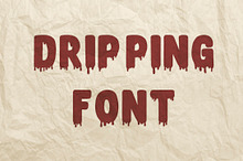 Dripping font TTF