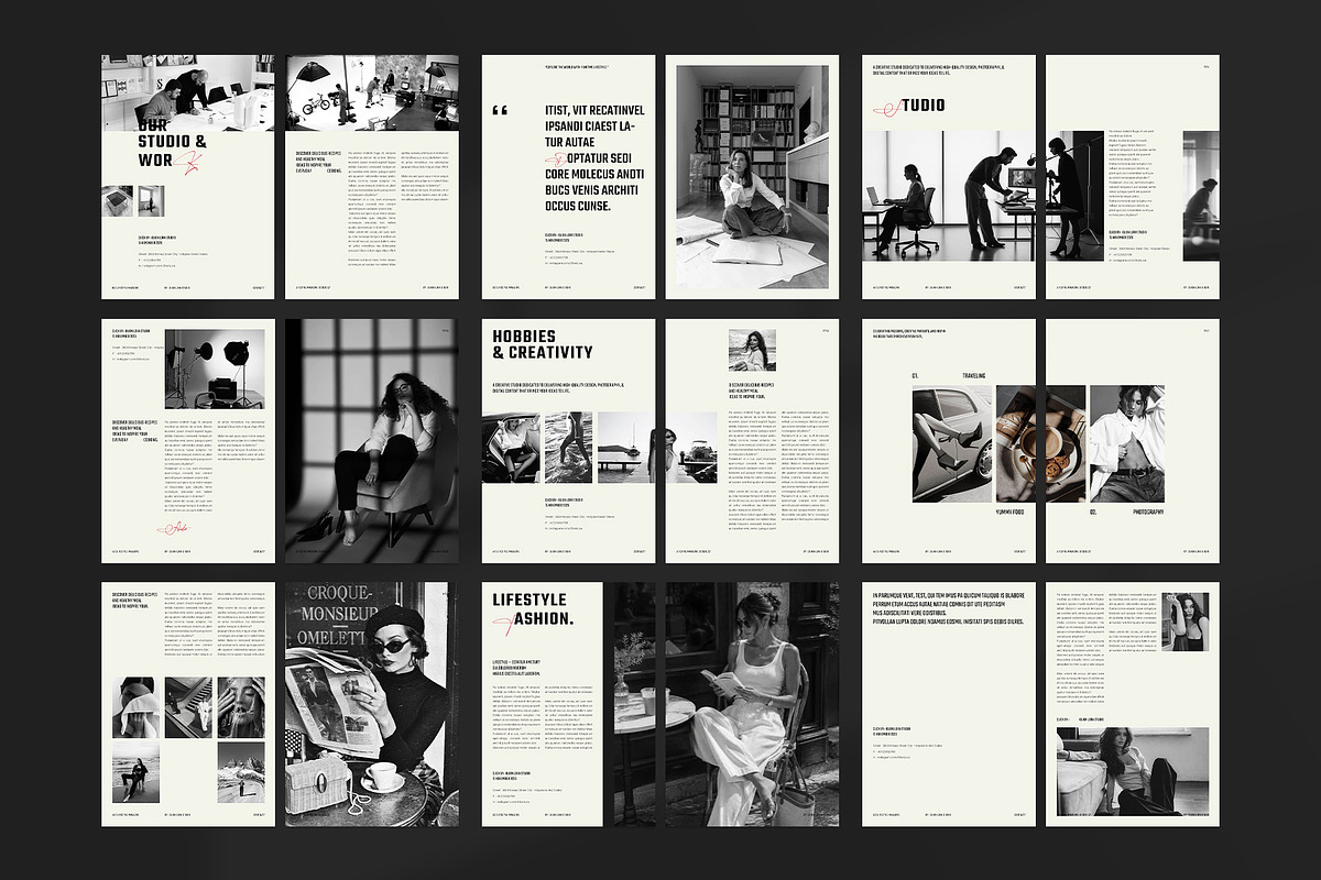 Lifestyle Magazine Template, a Magazine Template by Olion Lora (Photo 23 of 24)