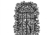 50 Floral French Window Ornament, a Decorative Illustration by Amazin_art (Thumbnail 8 of 24)