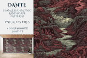 DANTE - Seamless Demonic Patterns, a Pattern Graphic by Pixel Perfect Patterns (Thumbnail 2 of 9)