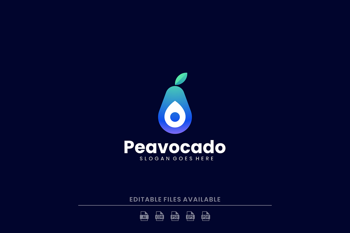 Gradient Modern Avocado Logo Design, a Branding & Logo Template by Artnivora.Std