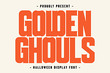 Golden Ghouls - Display Font