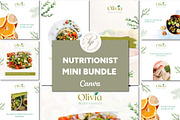 Nutritionist & Dietician Mini Bundle, a Social Media Template by Branding by Kellsey (Thumbnail 1 of 5)