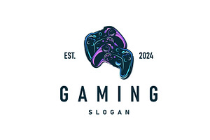 Game Console Logo Design Gamepad, a Branding & Logo Template by Maylianaw28
