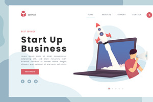 Startup Landing Page Template