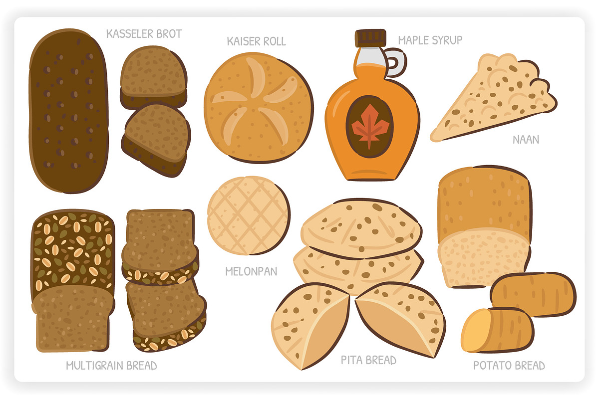 69 Bread Elements, an Object Graphic by monkik (Photo 6 of 14)