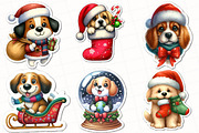 Christmas Dog Sticker Sublimation, an Illustration by OK Design (Thumbnail 2 of 5)
