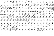 1634 Rene Descartes, a Font by GLC Foundry (Thumbnail 3 of 3)