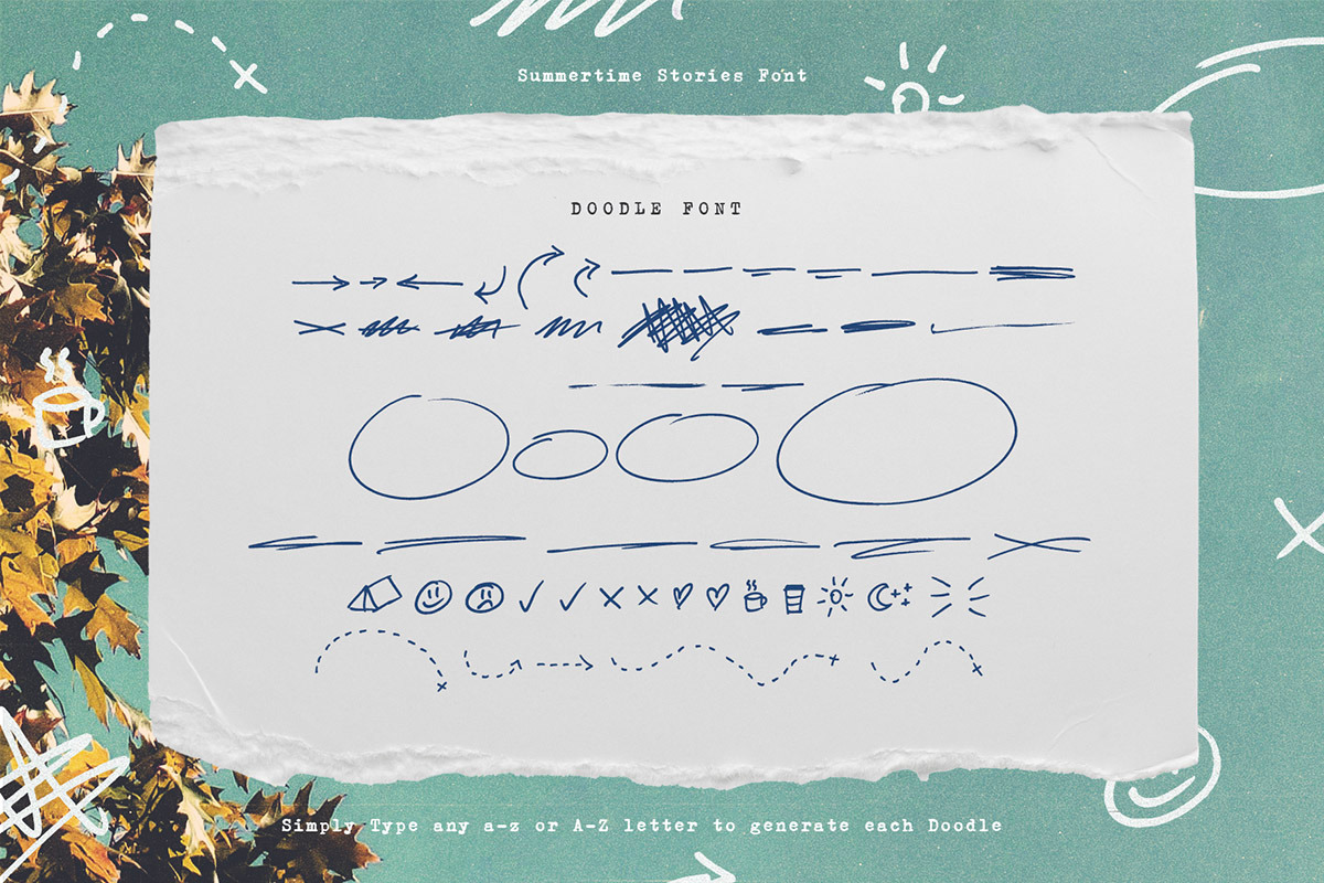 Summertime Stories, a Handwritten Font by Sam Parrett (Photo 9 of 9)