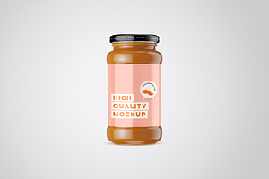 Food Jar Mockup