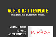 A5 Portrait Template (V.01), a Magazine Template by Shafura (Thumbnail 5 of 5)