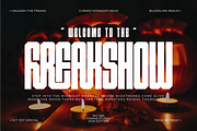 Freaky - Halloween Sans Display Font, a Sans Serif Font by Pian45 Studio (Thumbnail 2 of 8)