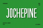 Jochepine - Modern Condensed Sans, a Sans Serif Font by Font Kingdom (Thumbnail 1 of 10)