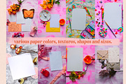 Mockup Photos for Paper and Design, a Print Template by Dear Darling Design (Thumbnail 2 of 13)
