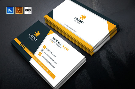 Business Card, a Business Card Template by GFXCity