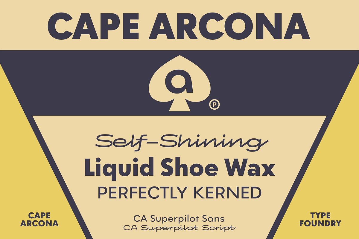 CA Superpilot, a Script Font by Cape Arcona Type Foundry (Photo 3 of 9)