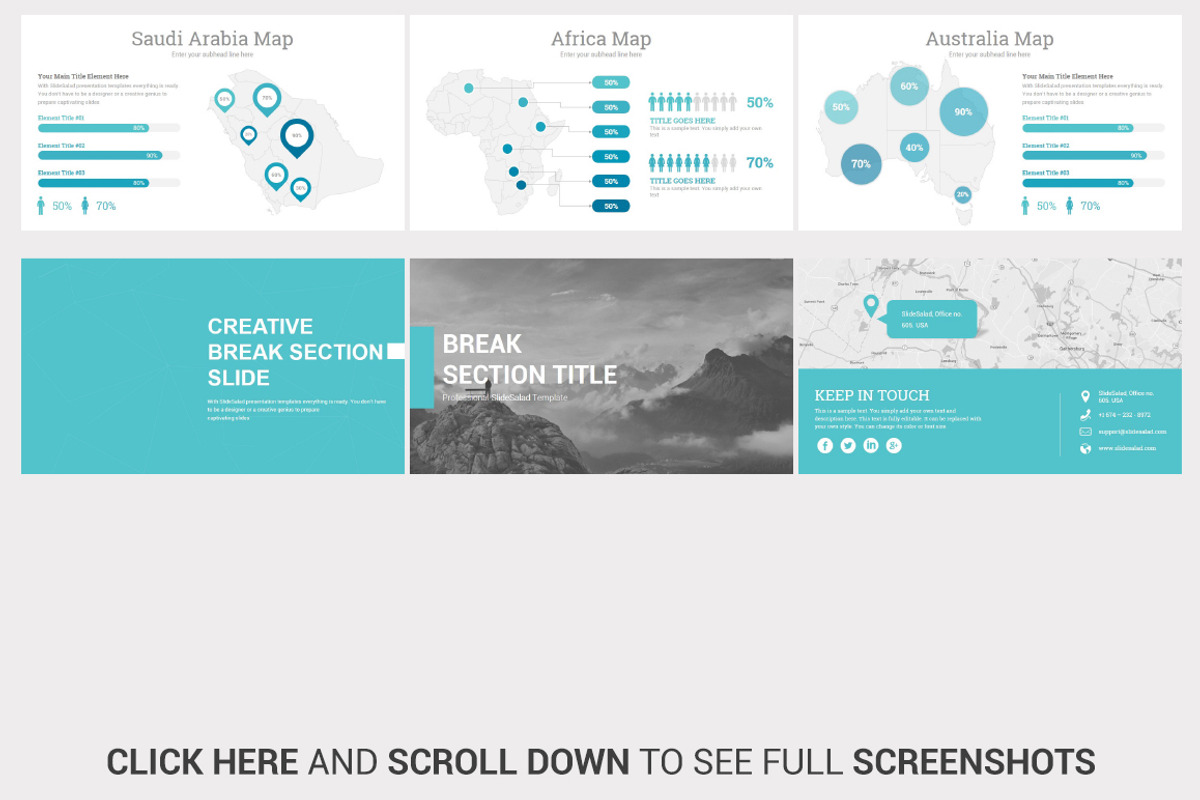 Creative PowerPoint Template, a Presentation Template by SlideSalad (Photo 20 of 20)