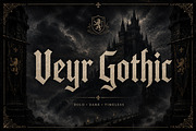 Veyr Gothic - Blackletter Font, a Blackletter Font by Wow Magic (Thumbnail 1 of 6)
