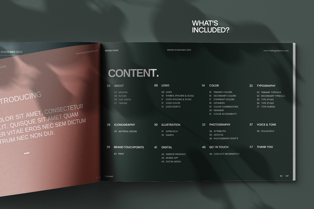 Brand Styleguide Template, a Branding & Logo Template by Prapti Design (Photo 2 of 9)