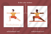 Kids yoga | vector illustration set, a Healthcare Illustration by Frizenasya (Thumbnail 5 of 12)