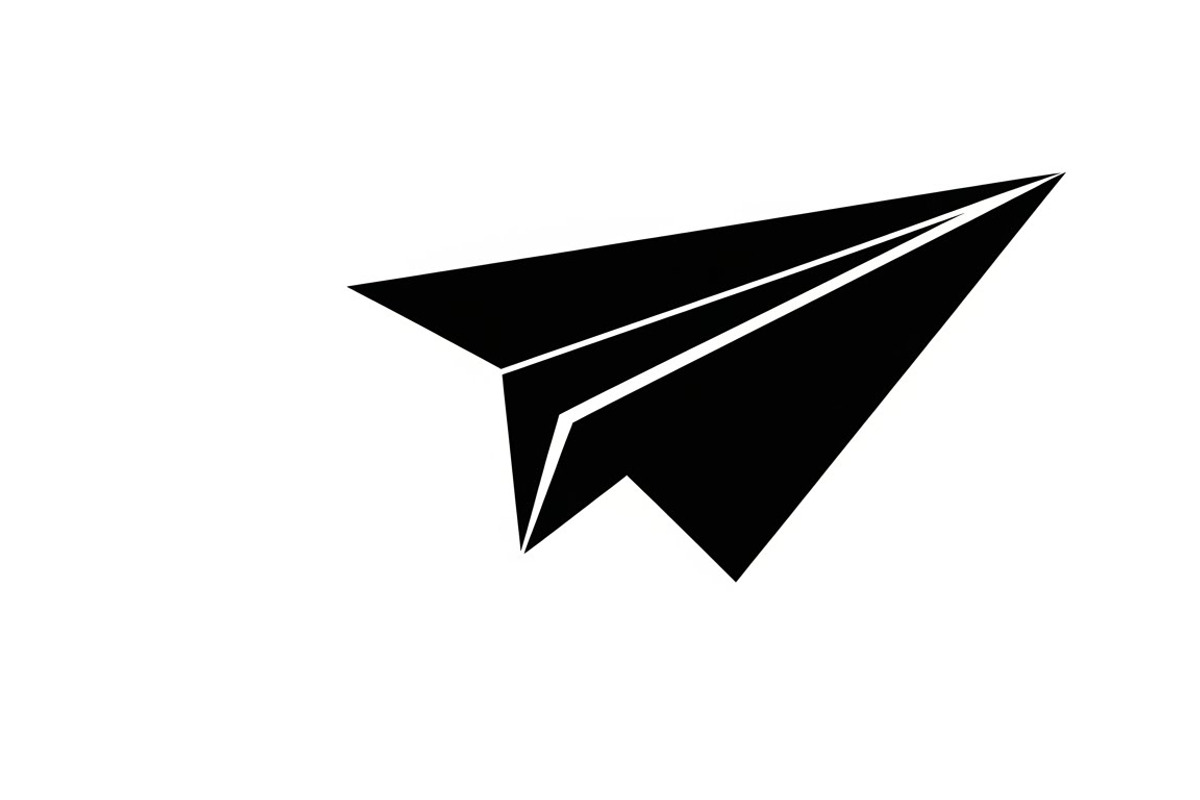 Simple black airplane icon symbol, an Illustration by Amazin_art (Photo 21 of 21)