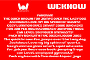 Big Power font, a Sans Serif Font by weknow (Thumbnail 6 of 8)