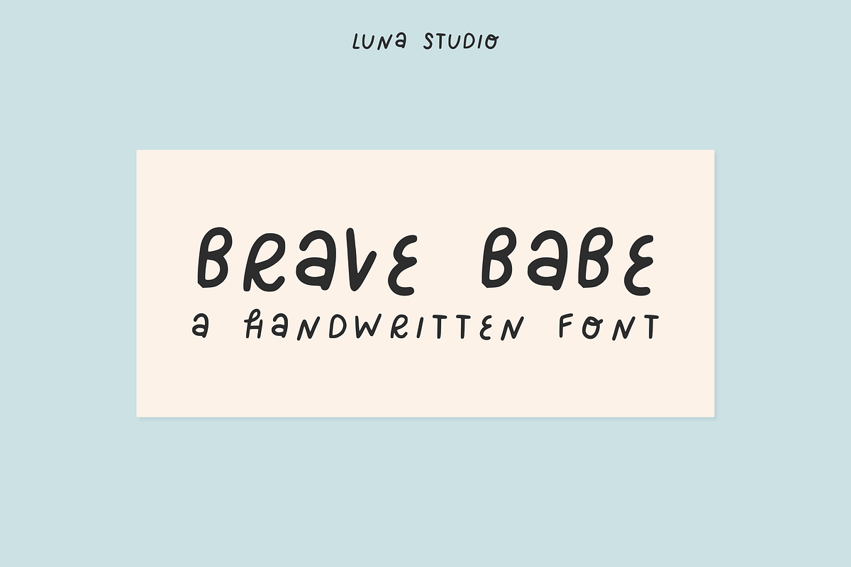 Brave Babe | A Handwritten Cute Font