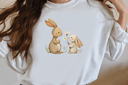 Bunny Mother's Day bunny Clipart, an Illustration by Designworld (Thumbnail 7 of 8)