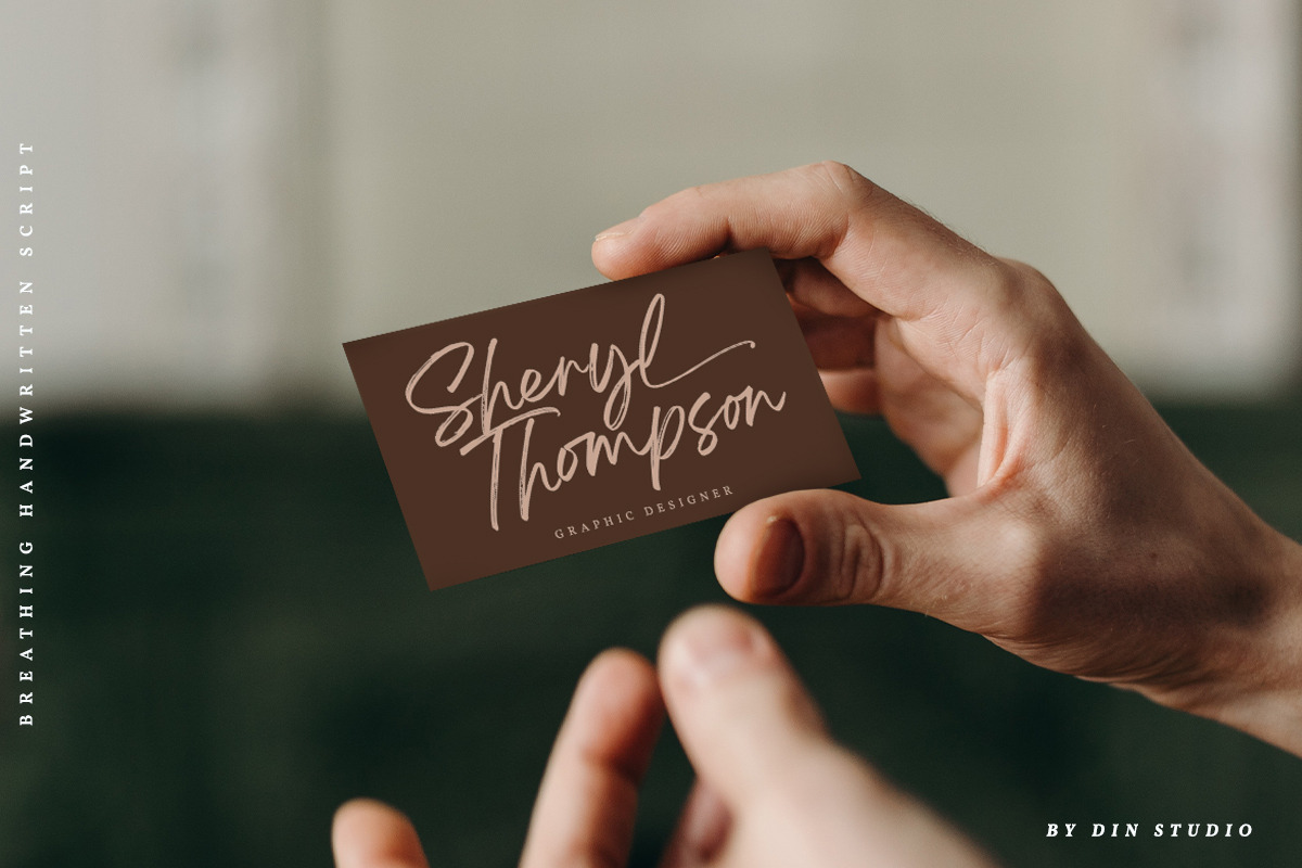 Breathing - Beautiful Brush Font, a Script Font by din-studio.com (Photo 6 of 15)
