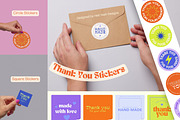 Funky Sticker & Wrapping Templates, a Stationery Template by Hell Yeah Designs (Thumbnail 3 of 9)