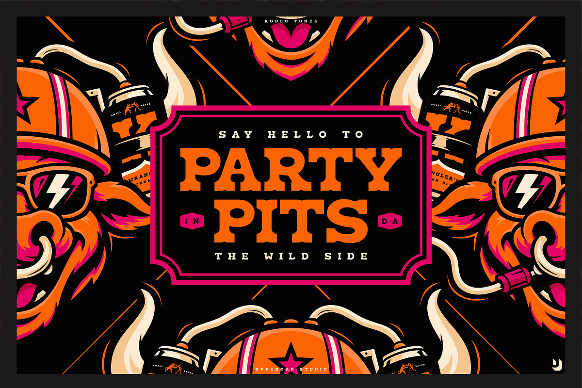 Rodeo Tunes - Western Slab Serif, a Slab Serif Font by UppercapType (Photo 5 of 21)