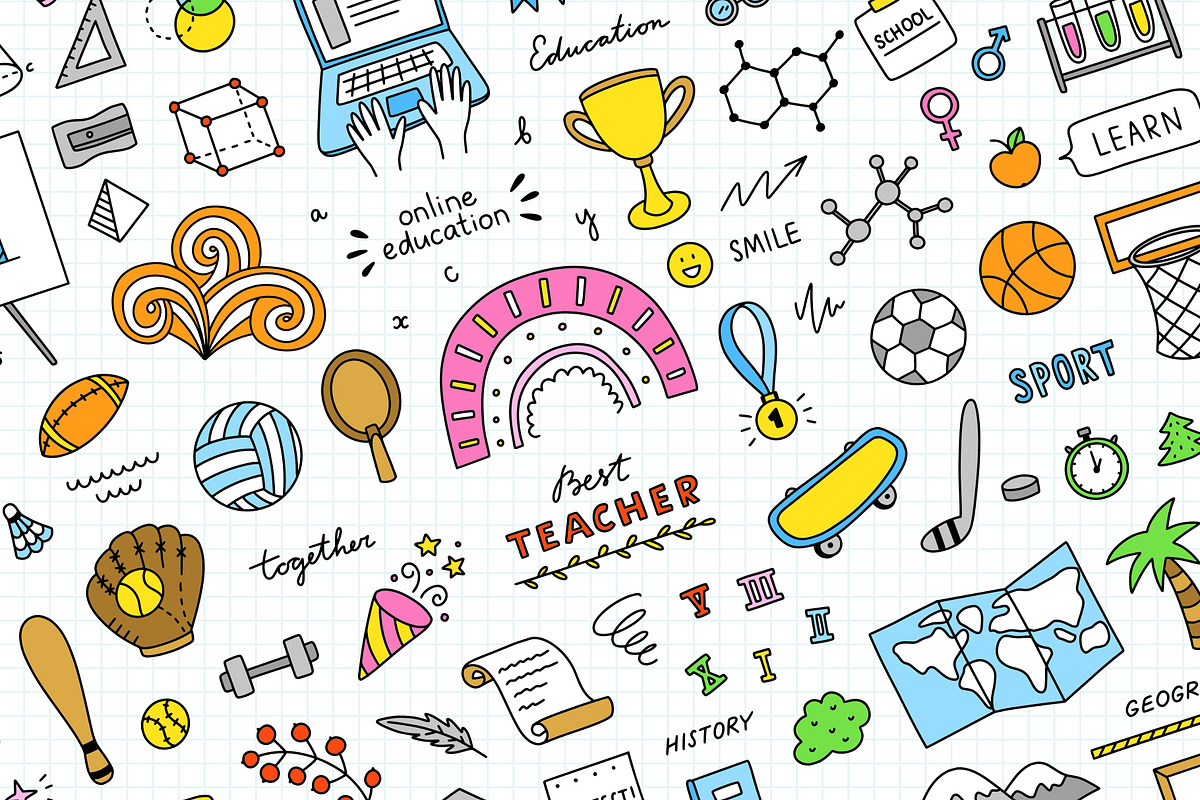 School Clipart, an Education Illustration by Redchocolate (Photo 5 of 7)