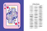Whimsy Playing Cards for Procreate, a Brush Add-On by Pencil Twist (Thumbnail 3 of 11)