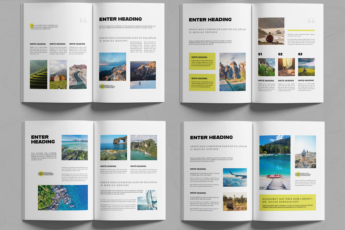 Adventure Travel Portfolio Magazine preview 3